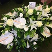 White Anthurium Spray