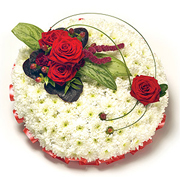 Based Red &amp; White Posy
