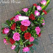 Single Ended Spray - Roses and Carnations