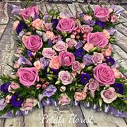 Pink and Mauve Cushion