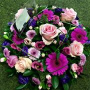 Loose Posy Pad Cerise and Purple
