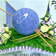3-d Ball of Wool Knitting Tribute