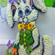 3-d cartoon rabbit