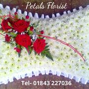 Red and White Pillow