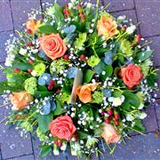 Loose Posy pad Orange and Green