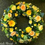 Yellow Loose wreath