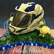 Patterned Crash Helmet