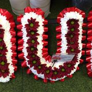 Inset red mum