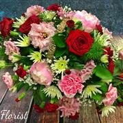 Red and pink Basket