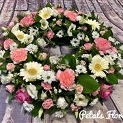 White and Pink wreath