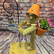 Crook Flowerpot Person