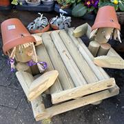 Picnic Flowerpot people